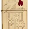Logo astratto Armor® in High Polish Brass Logo astratto Armor® in High Polish Brass