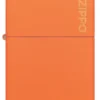 Logo Zippo Classic arancione opaco Logo Zippo Classic arancione opaco