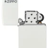 Logo Zippo Classic bianco opaco Logo Zippo Classic bianco opaco