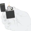 Logo Zippo Classic Black Crackle®