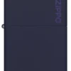 Logo Zippo Classic blu navy opaco Logo Zippo Classic blu navy opaco