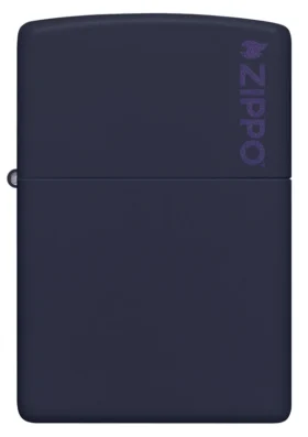 Logo Zippo Classic blu navy opaco