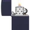 Logo Zippo Classic blu navy opaco Logo Zippo Classic blu navy opaco