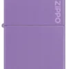 Logo Zippo Classic color lavanda fumé Logo Zippo Classic color lavanda fumé