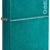 Logo Zippo Classic color verde acqua Logo Zippo Classic color verde acqua