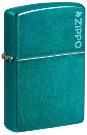 Logo Zippo Classic color verde acqua