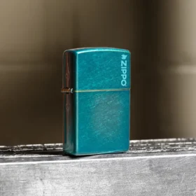 Logo Zippo Classic color verde acqua