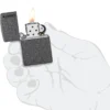 Logo Zippo Classic in Iron Stone Logo Zippo Classic in Iron Stone