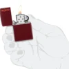 Logo Zippo Classic Merlot Logo Zippo Classic Merlot