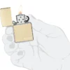 Logo Zippo classico color champagne Logo Zippo classico color champagne