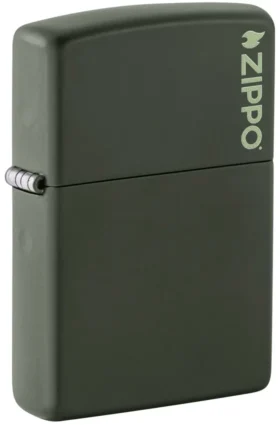 Logo Zippo classico verde opaco