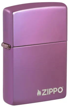 Logo Zippo classico viola lucido