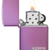 Logo Zippo classico viola lucido Logo Zippo classico viola lucido