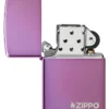 Logo Zippo classico viola lucido Logo Zippo classico viola lucido