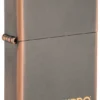 Logo Zippo in bronzo rustico