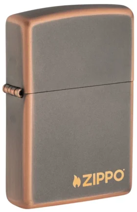Logo Zippo in bronzo rustico