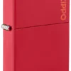 Logo Zippo rosso opaco Classic