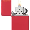 Logo Zippo rosso opaco Classic