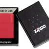 Logo Zippo rosso opaco Classic