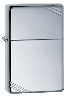 Modello Vintage in High Polish Chrome con incisioni