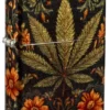 Motivo a tapestry con foglie di cannabis Motivo a tapestry con foglie di cannabis