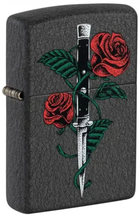 Motivo del tatuaggio “Rosa e pugnale”