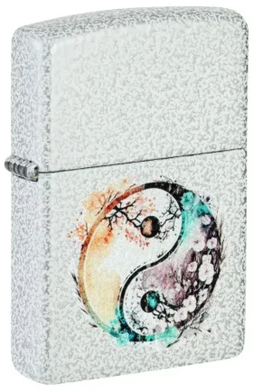 Motivo floreale Yin e Yang