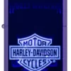 Motocicletta Harley-Davidson® in nero con effetto fluorescente Motocicletta Harley-Davidson® in nero con effetto fluorescente