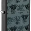 Motori Harley-Davidson® al nero fluorescente Motori Harley-Davidson® al nero fluorescente