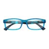 Occhiali da lettura con aste a strisce – Blu Occhiali da lettura con aste a strisce – Blu