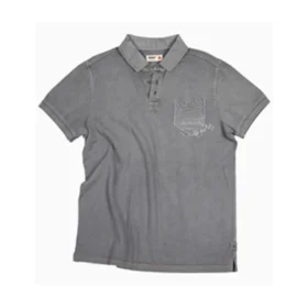 Polo in piqué lavato