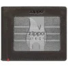 Portafoglio in pelle color moka – Design con placca metallica zippo 1932