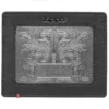 Portafoglio in pelle nera – Design con placca metallica Fandango Portafoglio in pelle nera – Design con placca metallica Fandango