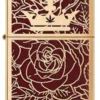 Queen of Bud: design appassionato con rosa e corona