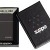 Slim® nero lucido con logo zippo Slim® nero lucido con logo zippo