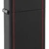 Slim® Nero opaco con bordo rosso Slim® Nero opaco con bordo rosso