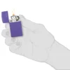 Slim® viola opaco con logo zippo