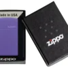 Slim® viola opaco con logo zippo