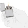 Sterling Silver lucidato a specchio